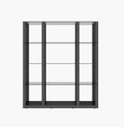 J and M Furniture Display & Storage Grey Cloud  Wall Unit in High Gloss