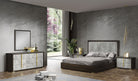 J and M Furniture Dresser Travertine Dresser & Mirror