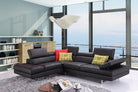 J and M Furniture Living Room A761 Sectional in Blue