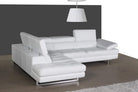 J and M Furniture Living Room A761 Sectional in Blue