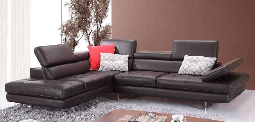 J and M Furniture Living Room A761 Sectional in Freesia