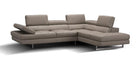 J and M Furniture Living Room A761 Sectional in Slate Grey