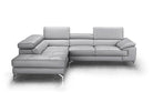 J and M Furniture Living Room A973 Modern Sectional in Dark Grey