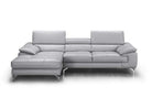 J and M Furniture Living Room A973b Premium Leather Sectional in Caramel
