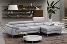 J and M Furniture Living Room A973b Premium Leather Sectional in Caramel