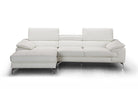 J and M Furniture Living Room A973b Premium Leather Sectional in Caramel
