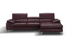 J and M Furniture Living Room A973b Premium Leather Sectional in Caramel