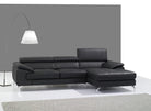 J and M Furniture Living Room A973b Premium Leather Sectional in Caramel