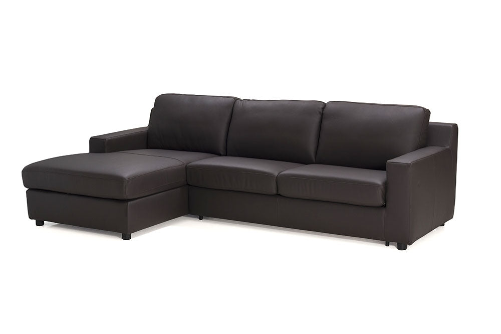 J and M Furniture Living Room Lauren Sectional Sleeper & Storage Bed