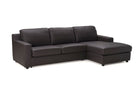 J and M Furniture Living Room Lauren Sectional Sleeper & Storage Bed