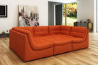 J and M Furniture Living Room Lego 6pc Collection in Pumpkin