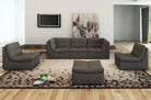 J and M Furniture Living Room Lego 6pc Collection in Pumpkin