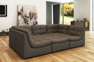 J and M Furniture Living Room Lego 6pc Collection in Pumpkin