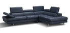 J and M Furniture Living Room Maroon / Left Hand Facing A761 Sectional in Maroon