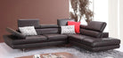 J and M Furniture Living Room Maroon / Left Hand Facing A761 Sectional in Maroon