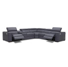 J and M Furniture Living Room Picasso 6pc Motion Sectional In Dark Grey