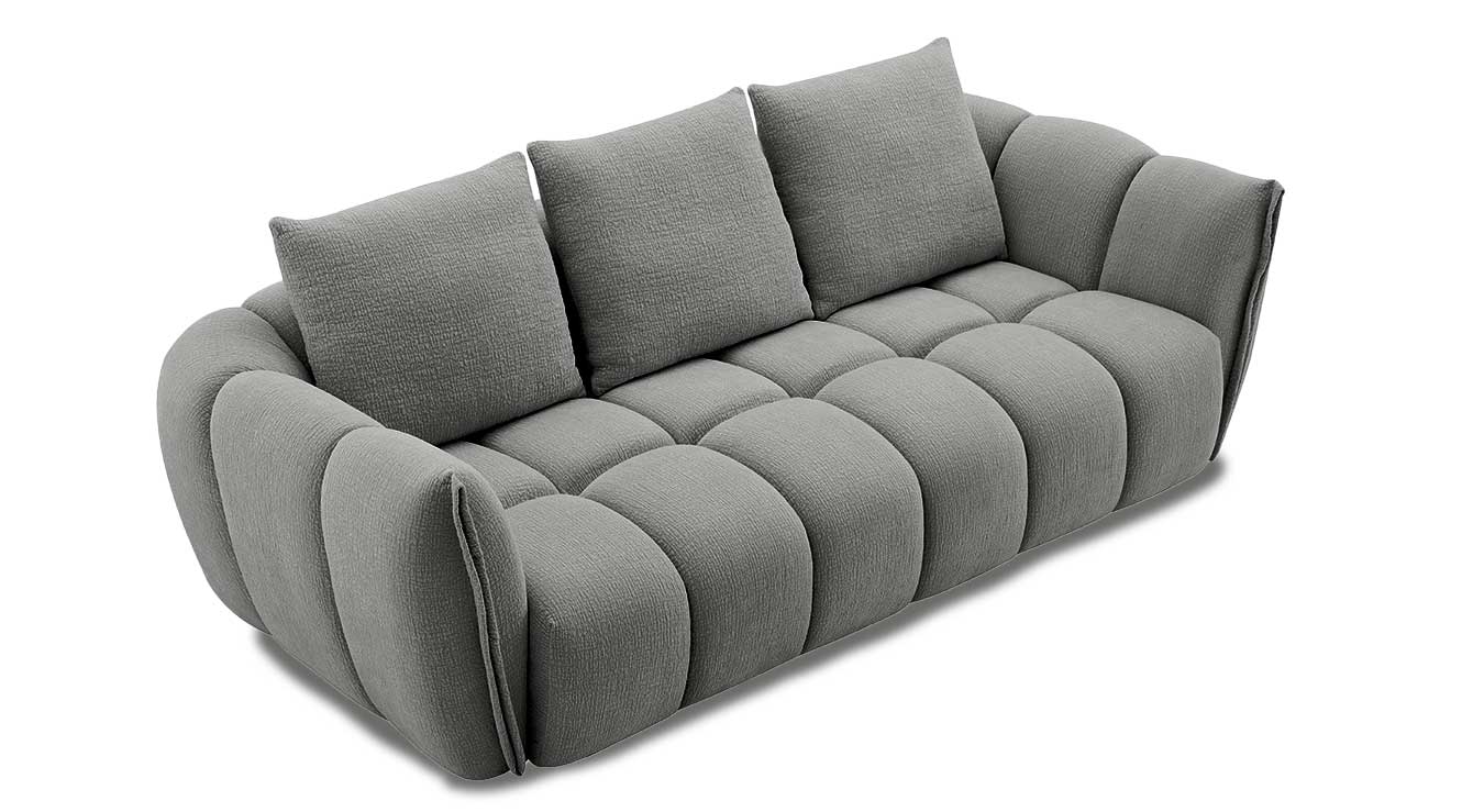 J and M Furniture Loveseat Lennox Fabric Loveseat in Dark Grey | J&M Furniture