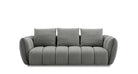 J and M Furniture Loveseat Lennox Fabric Loveseat in Dark Grey | J&M Furniture