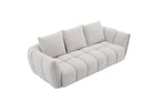 J and M Furniture Loveseat Lennox Fabric Loveseat in Light Grey | J&M Furniture