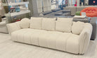 J and M Furniture Loveseat Lennox Fabric Loveseat in Light Grey | J&M Furniture
