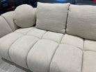 J and M Furniture Loveseat Lennox Fabric Loveseat in Light Grey | J&M Furniture