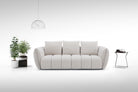J and M Furniture Loveseat Lennox Fabric Loveseat in Light Grey | J&M Furniture
