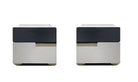J and M Furniture Nightstands 2 Nightstands Marsala Nightstand