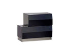 J and M Furniture Nightstands Add Left Nightstand Milan Nightstand in Black
