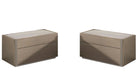 J and M Furniture Nightstands Add Left & Right Nightstand Evora Nightstand in Natural Oak