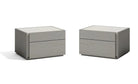 J and M Furniture Nightstands Add Left & Right Nightstand Faro Nightstand in Grey