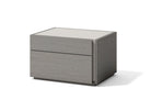 J and M Furniture Nightstands Add Right Nightstand Porto Nightstand in Grey