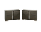 J and M Furniture Nightstands Alice Matte Nightstand