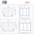 J and M Furniture Nightstands Oslo Nightstand