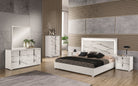 J and M Furniture Nightstands Sonia White Nightstand