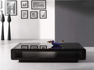 J and M Furniture Occasional Tables Modern Coffee Table 673A in Oak