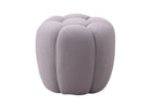 J and M Furniture Ottoman 1 Ottoman Fantasy Fabric Ottoman in Grey