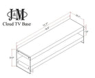 J and M Furniture TV Stand & Entertainment Centers Cloud TV Base in High Gloss | J&M Furniture