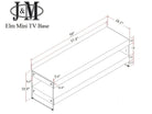 J and M Furniture TV Stand & Entertainment Centers Elm Mini TV Base | J&M Furniture