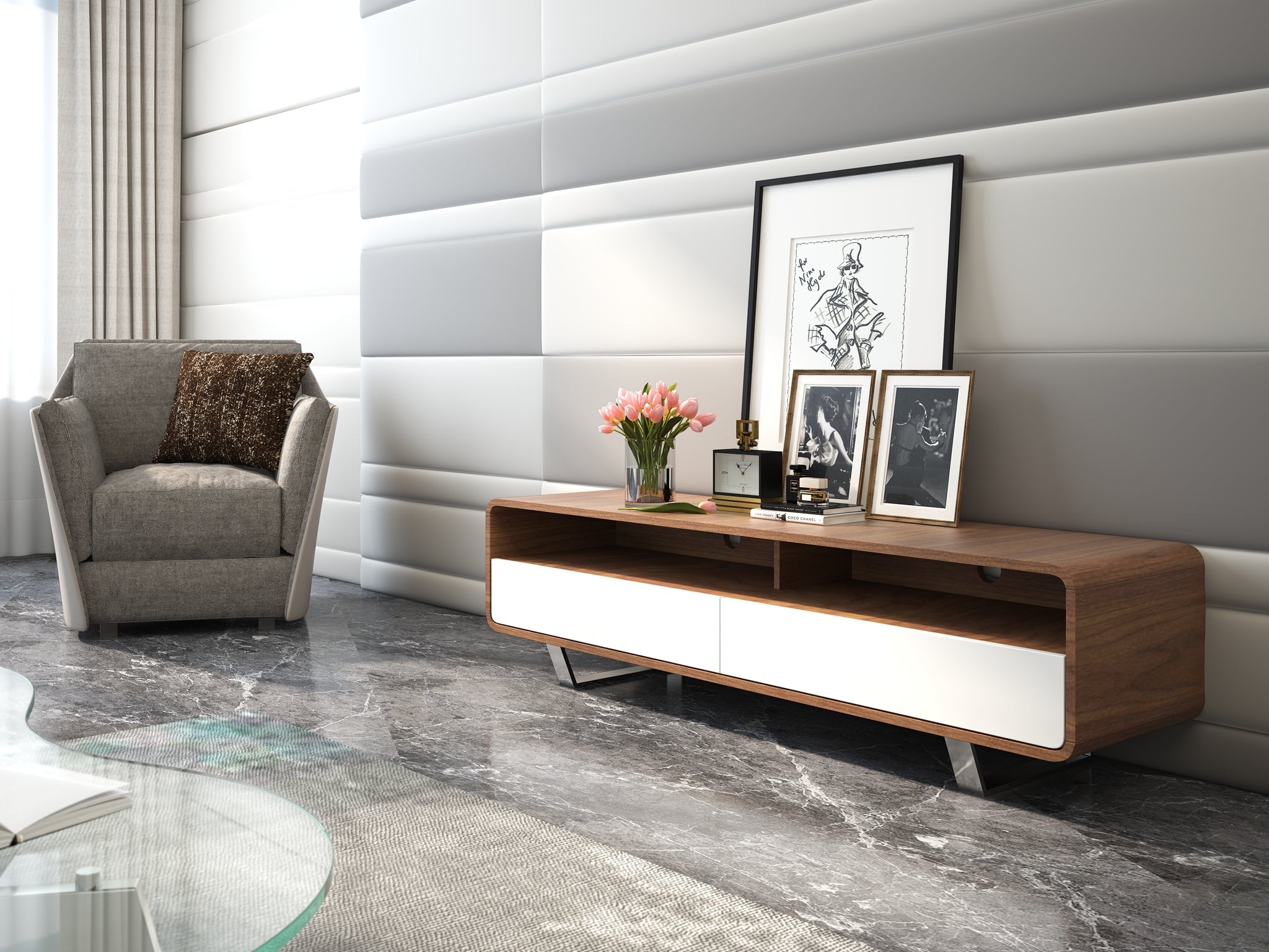 J and M Furniture TV Stand & Entertainment Centers Gramercy TV Stand | J&M Furniture