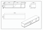 J and M Furniture TV Stand & Entertainment Centers Modern TV Base 101F in Walnut & White | J&M Furniture