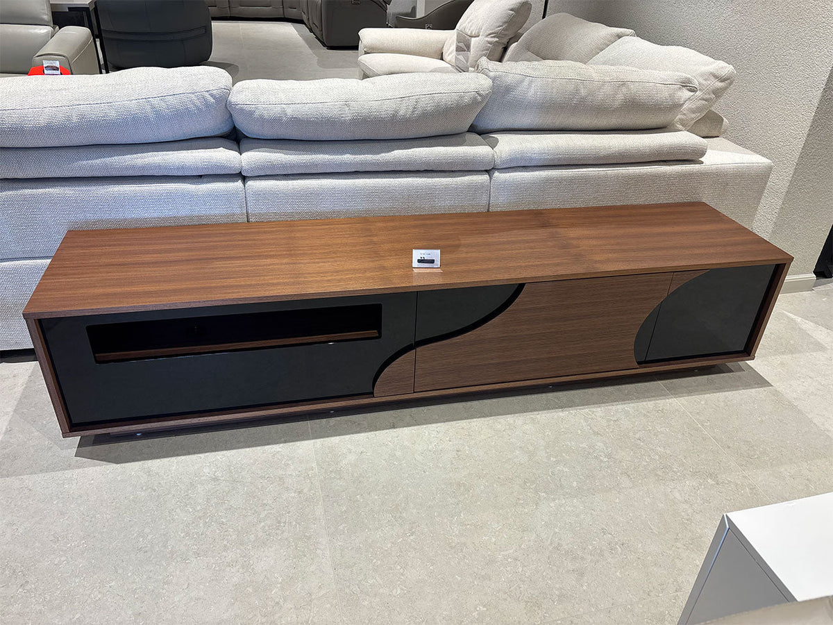 J and M Furniture TV Stand & Entertainment Centers Modern TV Base 101F in Walnut & White | J&M Furniture