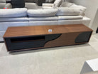 J and M Furniture TV Stand & Entertainment Centers Modern TV Base 101F in Walnut & White | J&M Furniture
