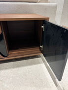 J and M Furniture TV Stand & Entertainment Centers Modern TV Base 101F in Walnut & White | J&M Furniture