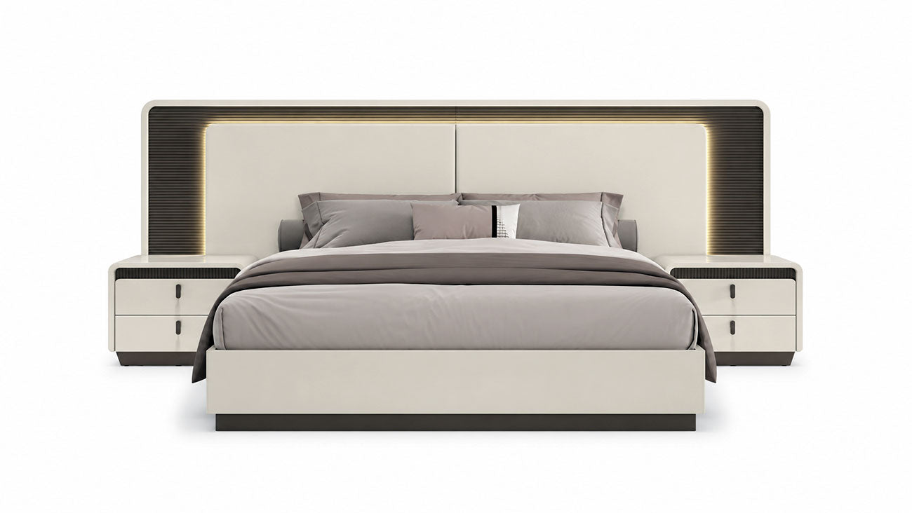 JnmFurniture.com Bed Valencia Contemporary Bed