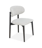 JnmFurniture.com Dining Chair Clover Chair in Dark Oak