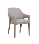 JnmFurniture.com Dining Chair Hokkaido Leather Armchair in Mink 615