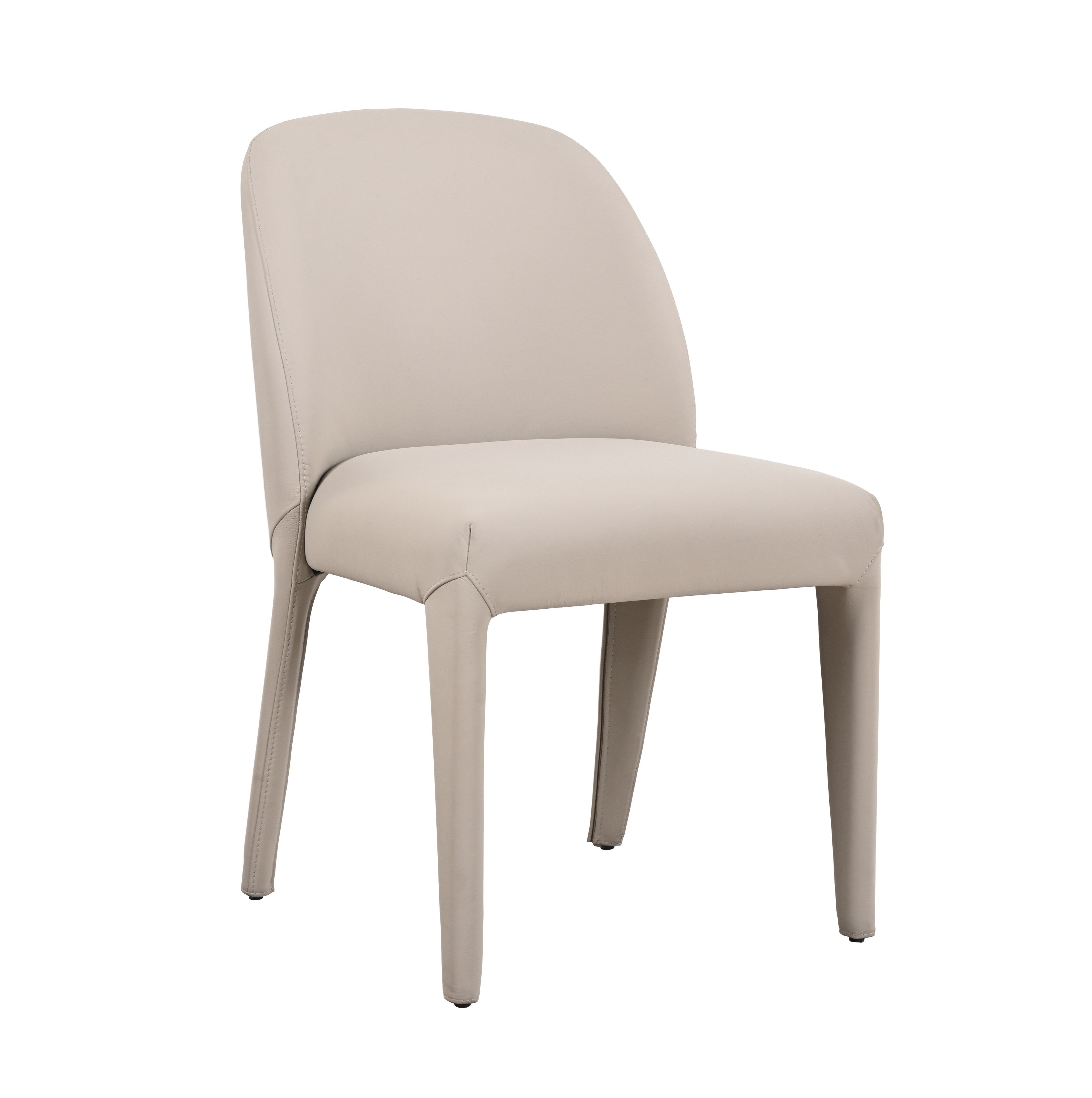 JnmFurniture.com Dining Chair Hokkaido Leather Chair in Pigeon 614
