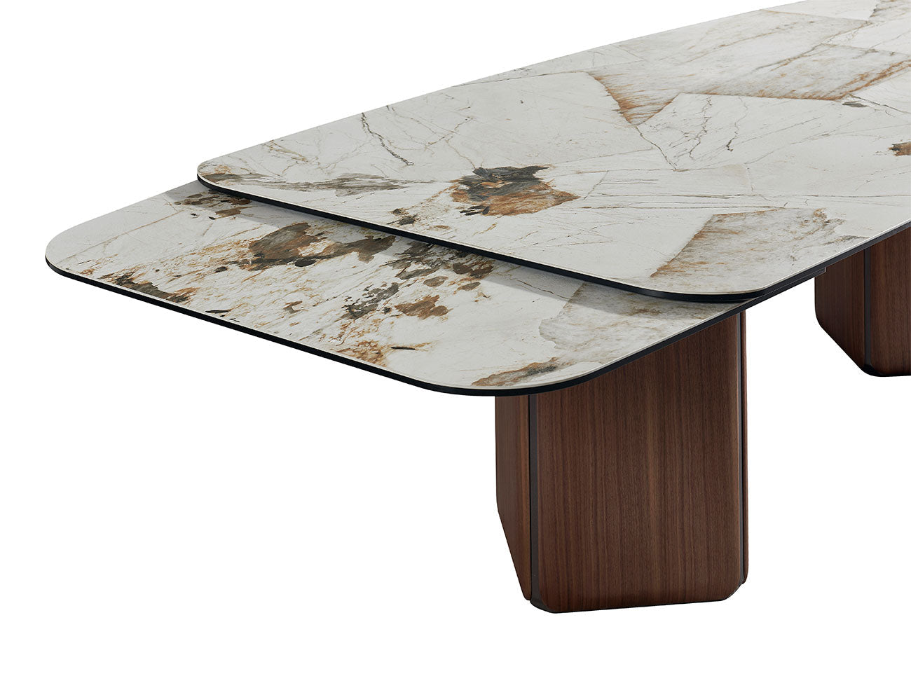 JnmFurniture.com Dining Sets Breccia Extension Table