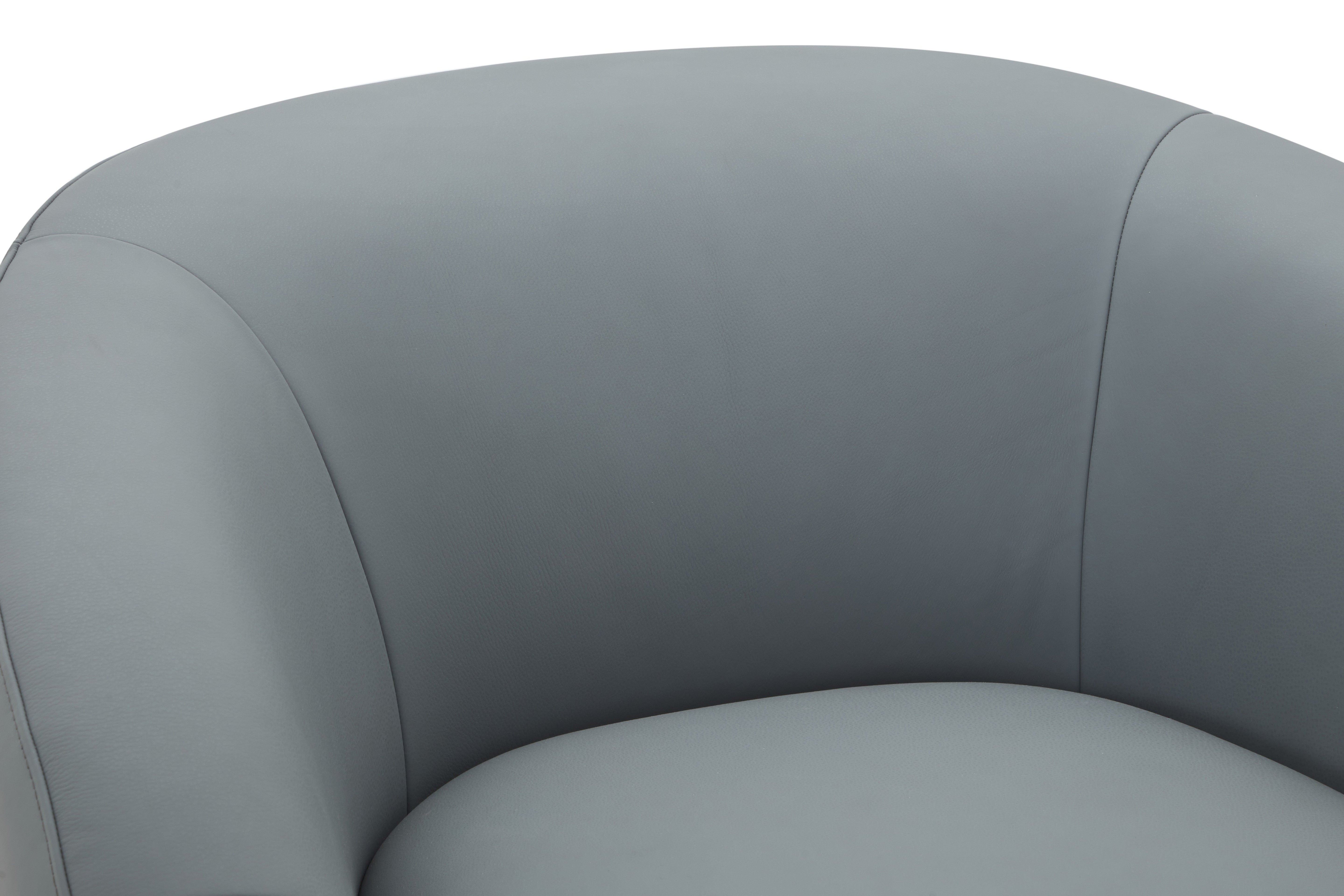 JnmFurniture.com Lounge Chair Orbit Swivel Chair in Blue