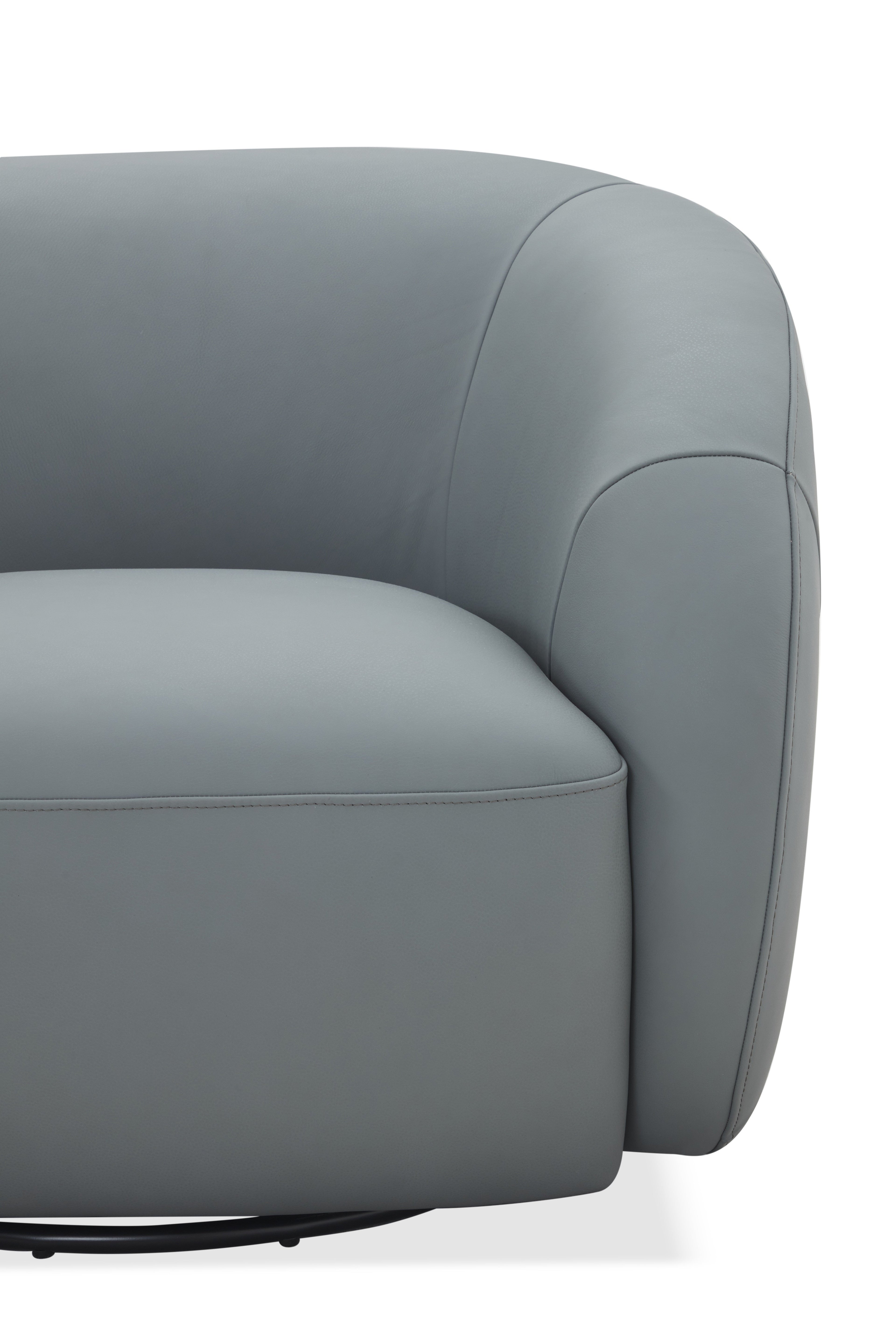 JnmFurniture.com Lounge Chair Orbit Swivel Chair in Blue